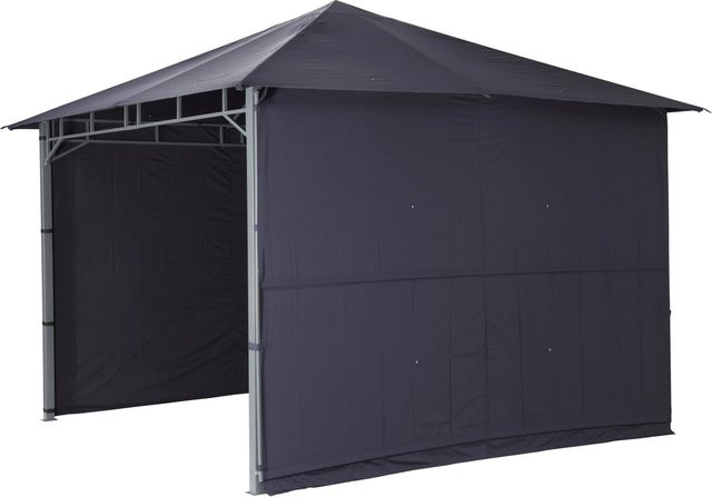 tepro Seitenteil-Set Lehua/Waya für Pavillon aus Polyester in Dunkelblau, 2 Stück - Bild 1
