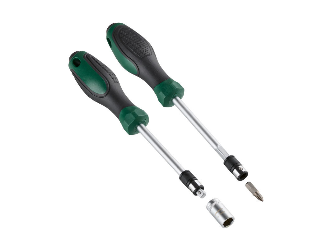 Parkside Doppelkopf-Ratschenschraubendreher inklusive 5 Bits als Kombi-Schraubendreher - Bild 2