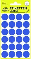 Avery Zweckform Markierungspunkte 3595 blau, wieder ablösbar, 96 Stück, Durchmesser: 18 mm - Bild 1