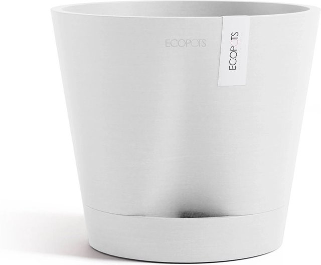 Ecopots Pflanztopf Venice Weiß rund B: 20 cm, H: 17,5 cm - Bild 1