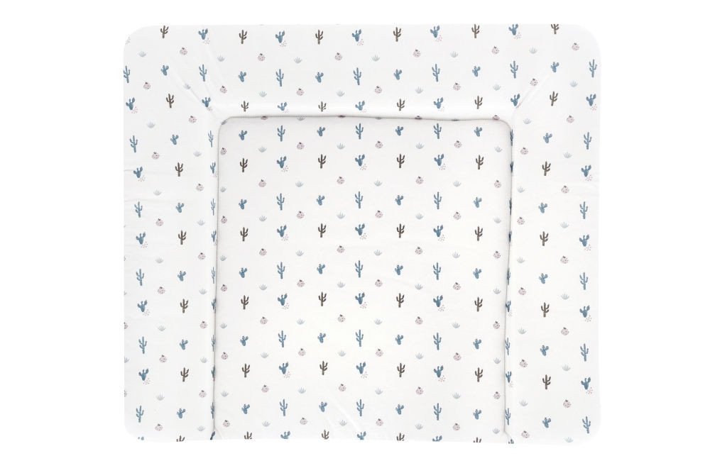 Träumeland Wickelauflage Kaktusliebe in Weiß, B/T/H: 75 x 85 cm - Bild 1
