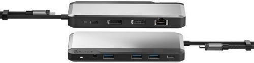 ALOGIC MX2 Lite DisplayPort Edition Dockingstation in Silber/Grau mit USB-C, 2 x DisplayPort und 1GbE Ethernet/LAN (U1CAD-SGR) - Bild 1