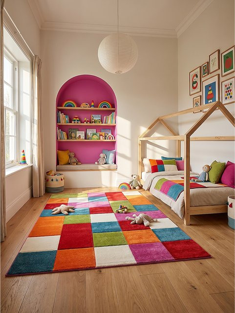 Pflegeleichter Kinderteppich CASOLA Kadima Mehrfarbig B/T: 120 x 170 cm - Bild 1