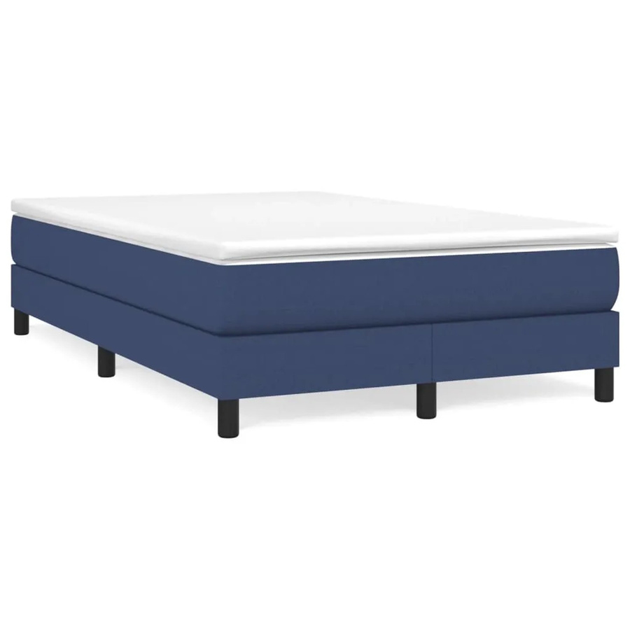 vidaXL Boxspringbett Blau mit Stoffbezug B/T/H: 120 x 200 x 25 cm - Bild 2