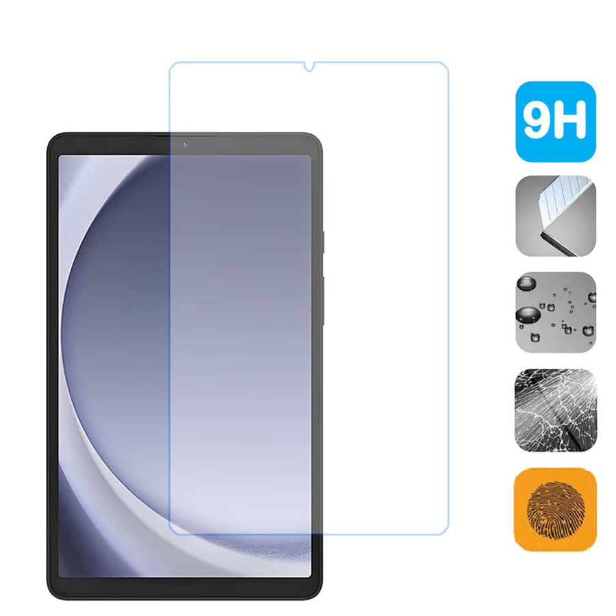 Samsung Displayschutzfolie aus 9H gehärtetem Glas für Galaxy Tab A9 8,7 Zoll (2023) SM-X110 SM-X115, transparent - Bild 2