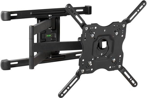 Vivanco TV-Wandhalterung Full Motion in Schwarz mit VESA 100x100 mm für bis zu 65 Zoll - Bild 1