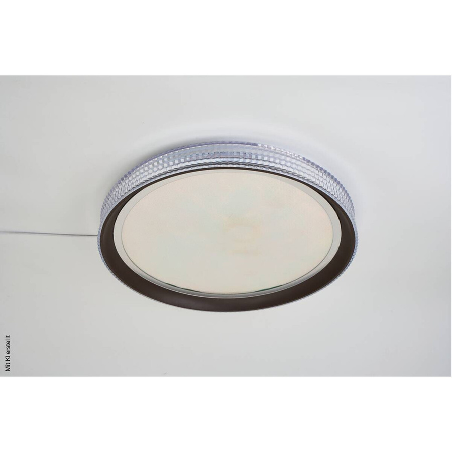 Pocoline Deckenleuchte Aliyah LED Modern Weiß Braun Metall Durchmesser: 48,5 cm - Bild 2