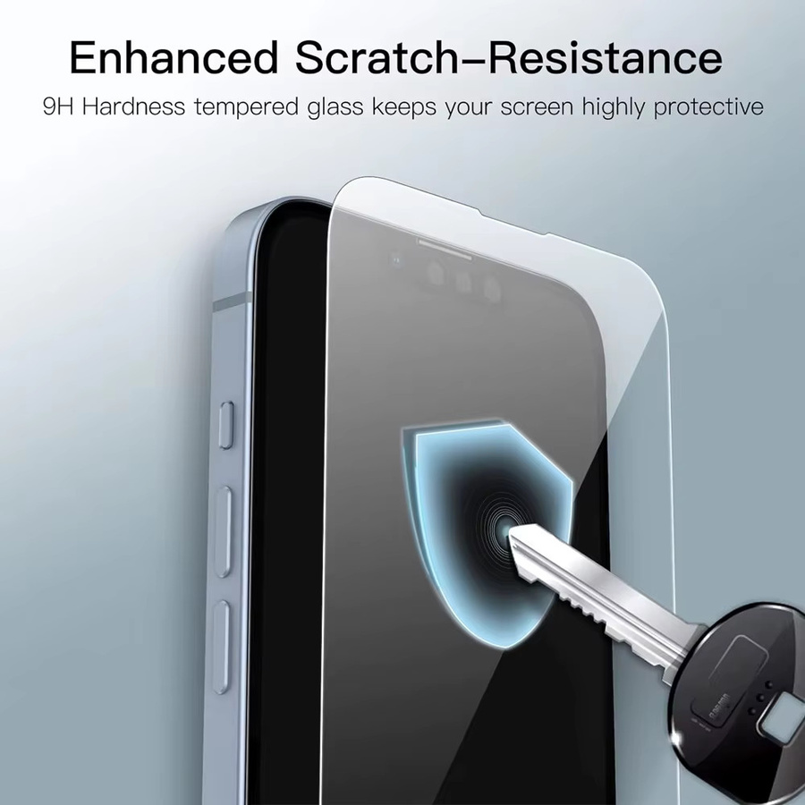 Gehärtete Glas Displayschutzfolie für Apple iPhone (verschiedene Modelle), transparent, 1-4 Stück - Bild 2