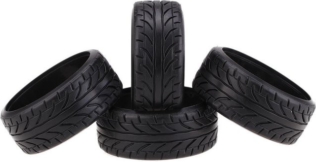 4-teiliges Set Drift Autoreifen, Kunststoff, schwarz, 1/10 Grain - Bild 1