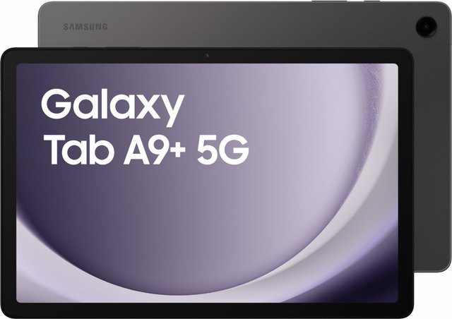 Samsung Galaxy Tab A9+ 5G Tablet mit 128 GB Speicher, 11 Zoll Display, Grau - Bild 1