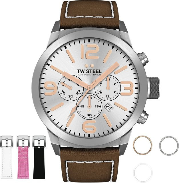 TW Steel Chronograph Marc Coblen Edition, Quarz, Edelstahl, 45 mm, Herren - Bild 1