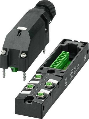 Phoenix Contact Sensor-/Aktor-Box SACB-4/3-L-PTP-M8 HD 1197604 M8-Verteiler mit Metallgewinde in Schwarz - Bild 1