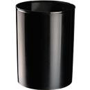 SSI Schäfer Papierkorb rondofix in Schwarz aus Kunststoff, B/T/H: 33,6 x 27,0 x 18,0 cm - Bild 2
