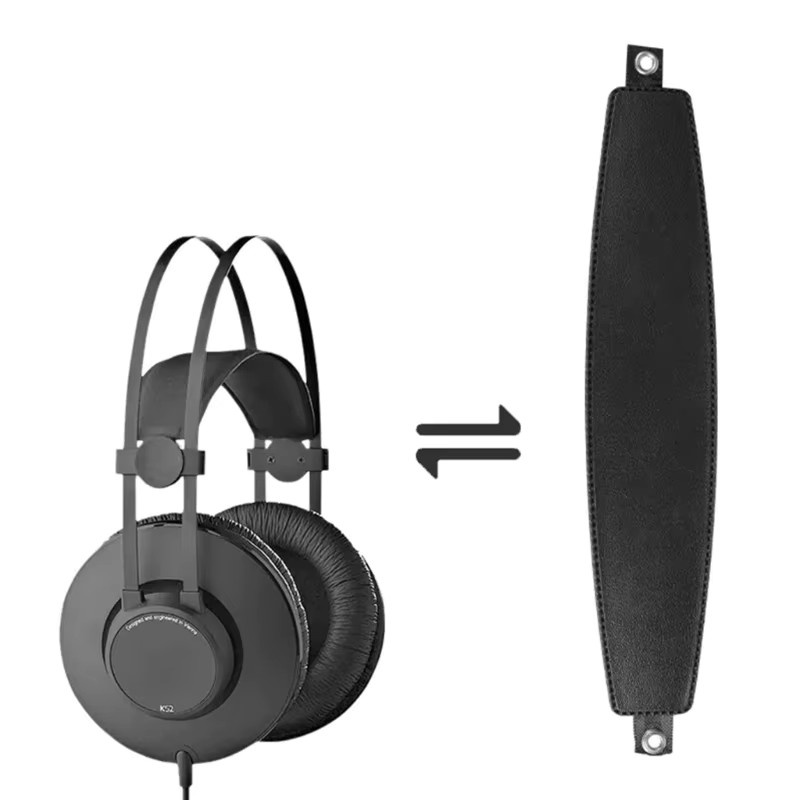 AKG Headset-Kopfband Polster in Schwarz für K52 K72 K92 K77 K511 K512 K514 Kopfhörer - Bild 1