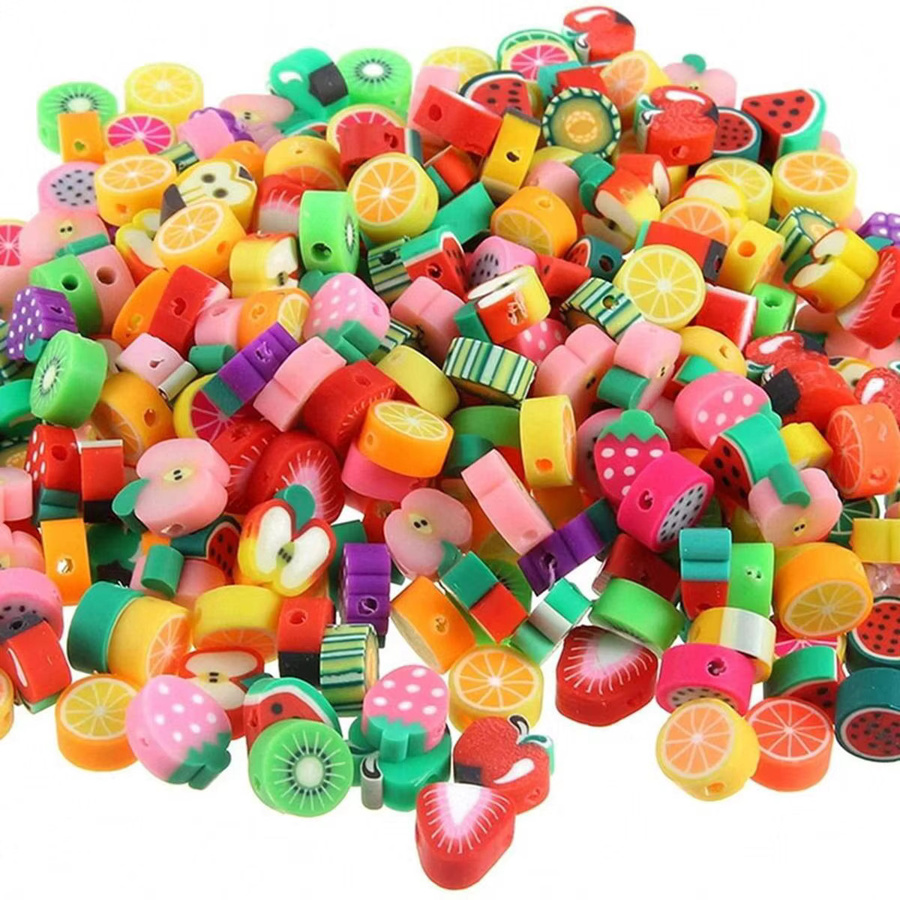 QYWCTZ DIY-Anhänger Polymer Clay, Fruchtform, Perlen, Bunt, Unisex - Bild 5