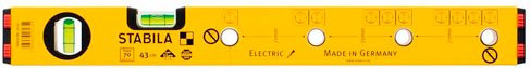Stabila Wasserwaage Type 70 Electric in Gelb, Länge: 43 cm - Bild 1