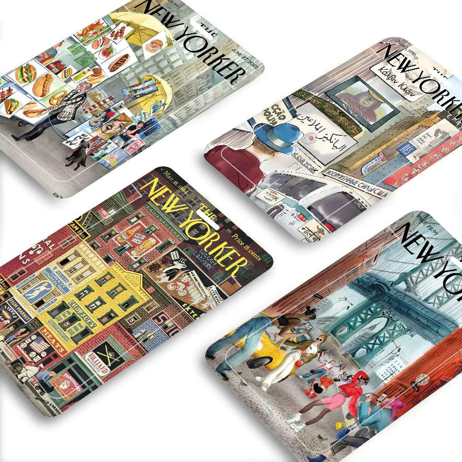 The-New-Yorker Classics Kartenhülle mit Schlüsselband, Unisex - Bild 3