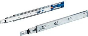 Hettich Kugelauszug KA 4532 AM Silent System aus Stahl in Blau/Silber, Länge: 350 mm - Bild 1