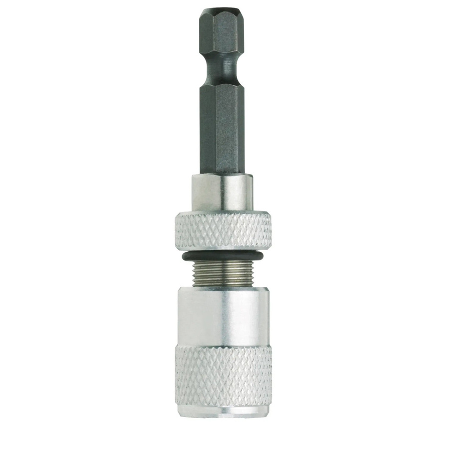 LUX-TOOLS Verstellbarer Bithalter in Silber, 6 mm (1/4 Zoll) x 80 mm - Bild 2