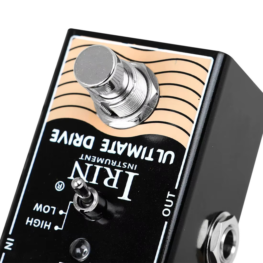 IRIN Ultimate Drive Overdrive Effektpedal in Schwarz mit True Bypass für E-Gitarren und Tube Verstärker - Bild 5
