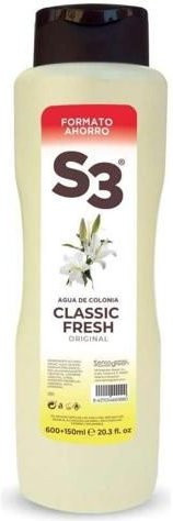 S3 Classic Fresh Eau de Cologne, 750 ml, Unisex - Bild 1