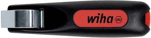 Wiha Abmantelungsmesser mit selbstdrehender Schleppklinge für Rundkabel, Schwarz-Rot, 4 bis 28 mm - Bild 1