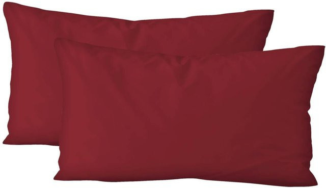 Pocoline Kissenbezug Jersey aus Baumwolle in Rot, B/L: 80 x 80 cm - Bild 1