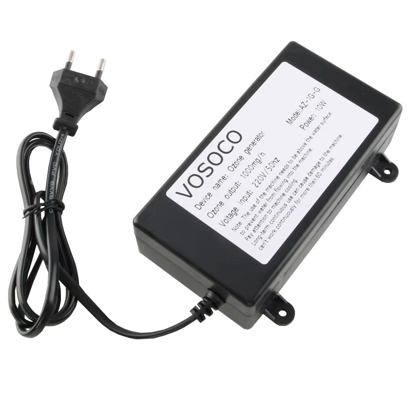 VOSOCO Ozongenerator 1000 mg Ozonisator zur Luft- und Wasserreinigung sowie zur Desodorierung von Obst, Gemüse und Fleisch in Schwarz - Bild 3