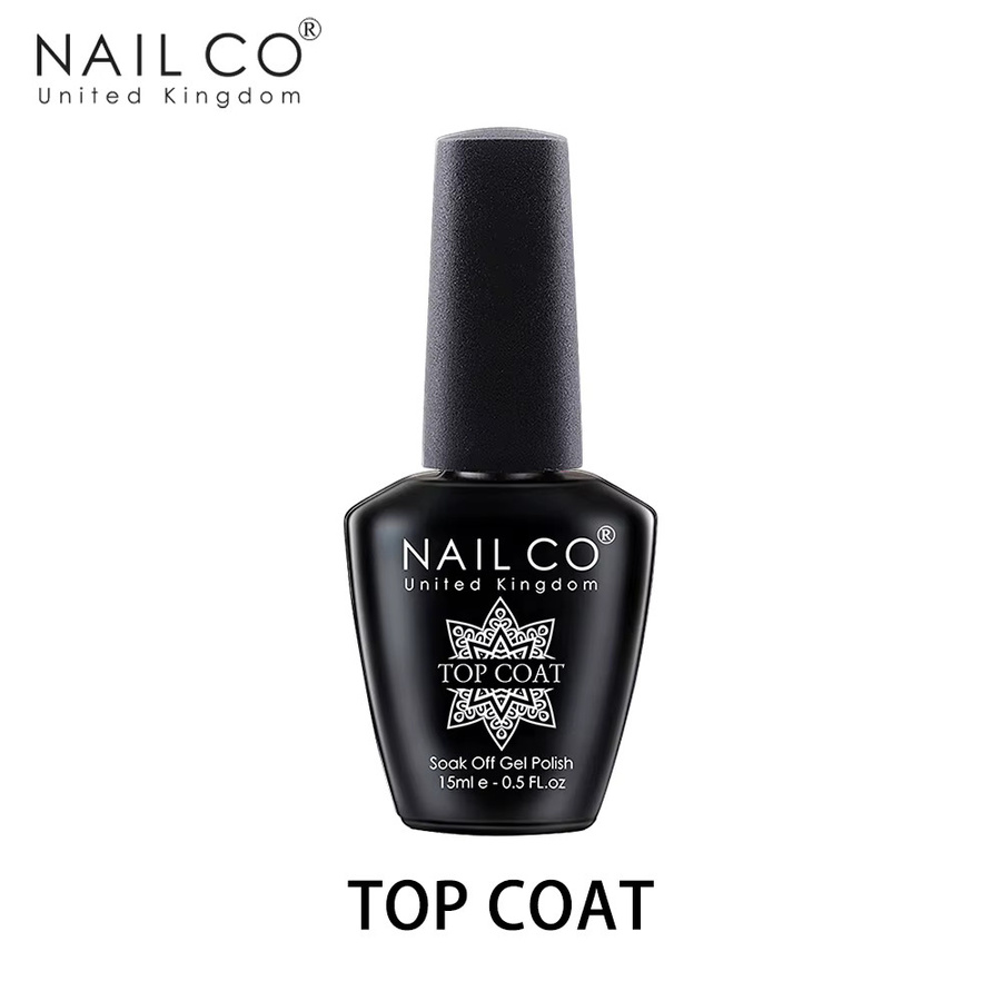 NAILCO N17 Gel-Nagellack Top & Base Coat, 15 ml, glänzend, HEMA-frei - Bild 1