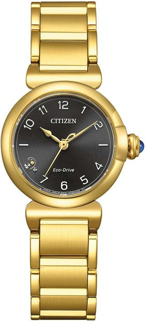 Citizen Damenuhr, Solar, Edelstahl, Schwarz, 26 mm, 5 ATM - Bild 1