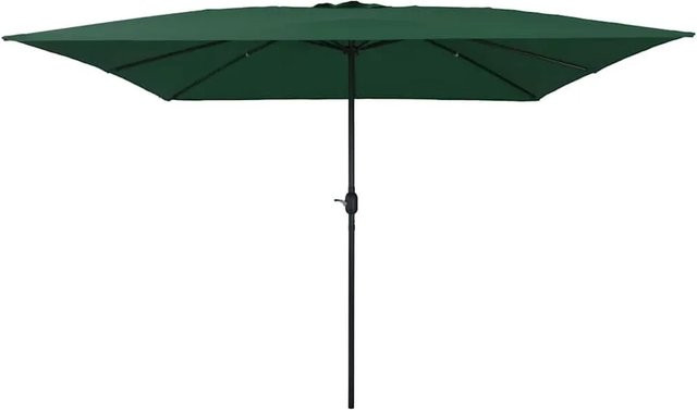 vidaXL Gartenparasol modern in Grün und Schwarz aus Polyester und Stahl B/T/H: 295 x 295 x 245 cm - Bild 1