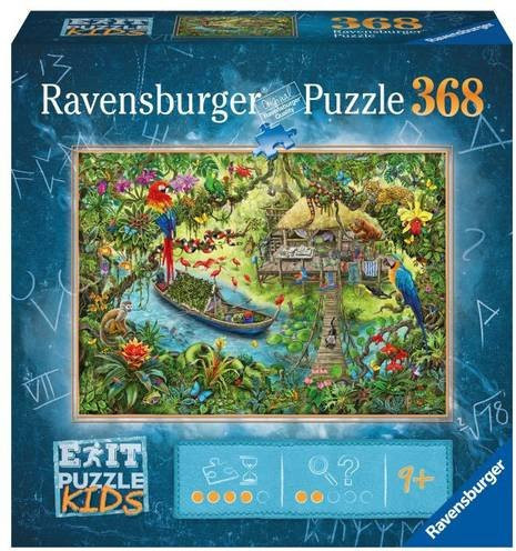 Ravensburger EXIT Kids Dschungelsafari Puzzle 368 Teile ab 9 Jahren - Bild 1