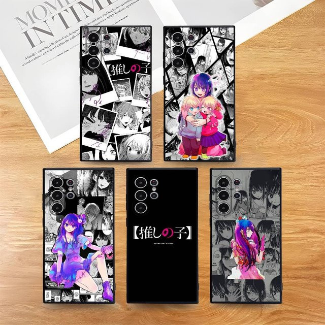 Oshi No Ko Anime Handyhülle Frosted Non-Slip Soft Cover für Samsung Galaxy S25 S24 S23 S22 S21 S20 Plus 5G in Multicolour - Bild 1