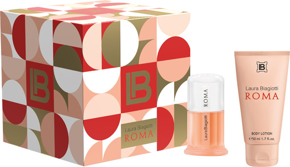 Laura Biagiotti Roma Giftset, Eau de Toilette 25 ml, Body Lotion 50 ml, Damen - Bild 1
