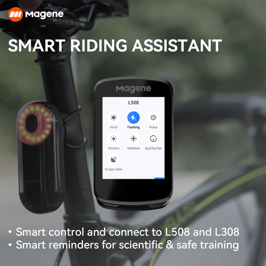 Magene C506 GPS-Fahrradcomputer mit Navigation, WiFi und Bluetooth in Schwarz - Bild 3