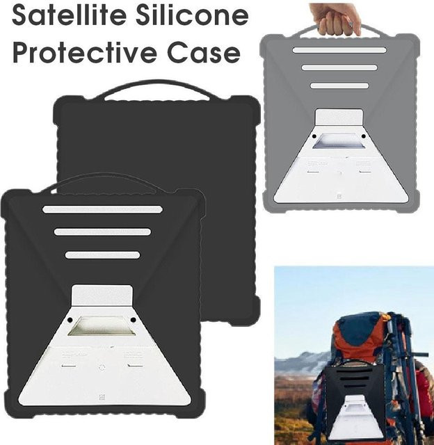 StarLink Mini Silikon-Schutzhülle Wasserdicht und Sturzsicher in Grau oder Schwarz - Bild 1