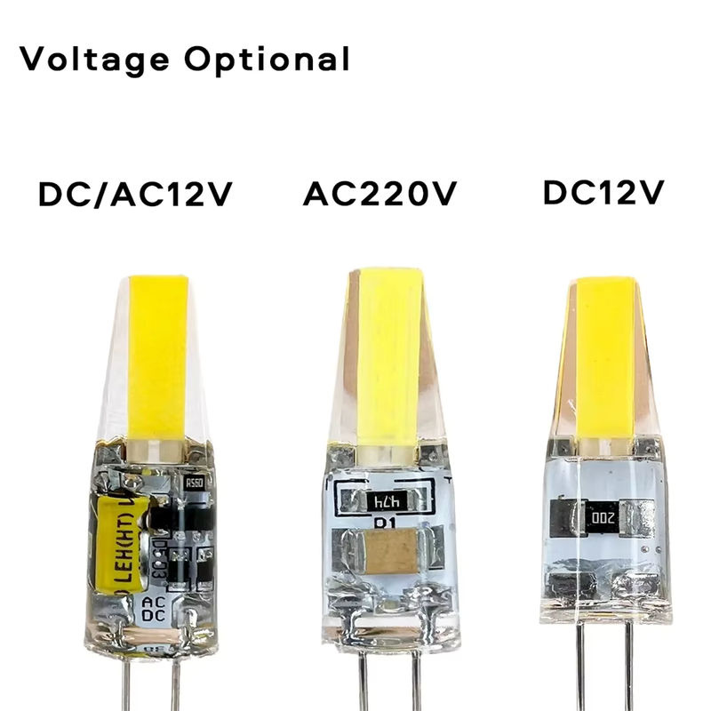 SUNMEIYI G4 LED COB Mini Glühbirnen Set, 10 Stück, dimmbar, 6W, transparent - Bild 2