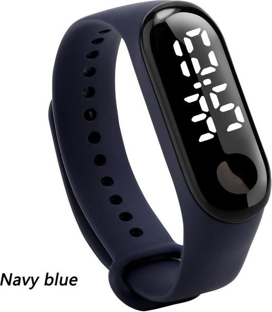 FH-Wat Digitaluhr, Silikon, navy blau, Unisex - Bild 1
