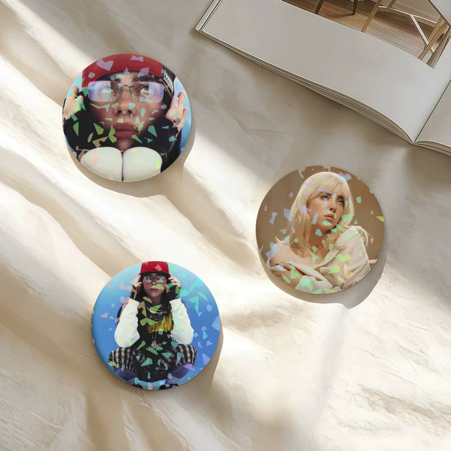 Brosche Billie Eilish Laser Abzeichen, Unisex - Bild 4