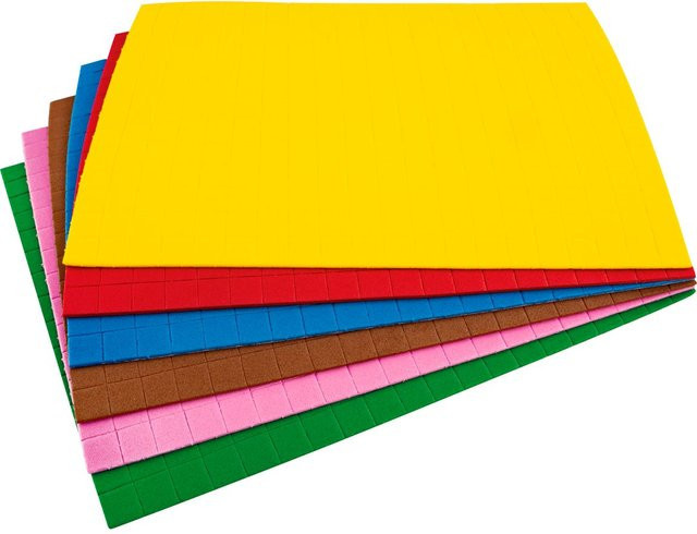 Selbstklebendes Moosgummi-Mosaik von Möbius Creativ in Bunter-Mix - Bild 1