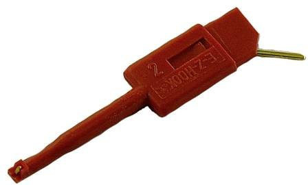 Hirschmann Test & Measurement KLEPS 064 PCH Krokodilklemme mit Steckanschluss 0,64 mm in Rot - Bild 1