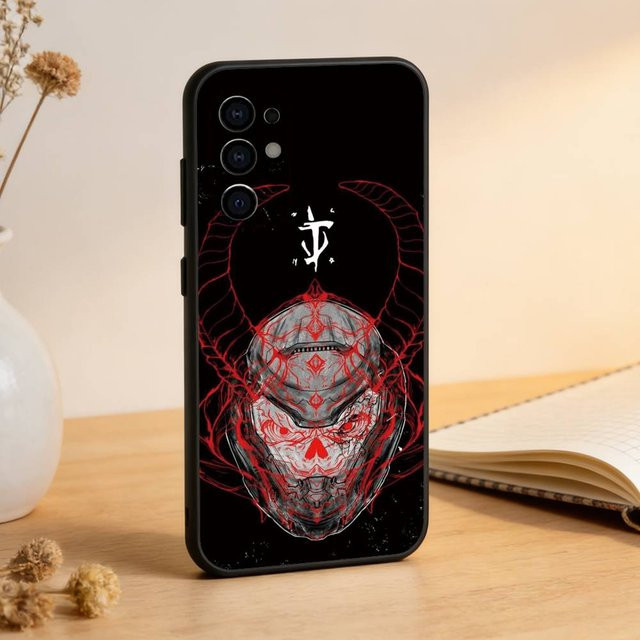 Spiel D-DoomS S-Slayer Handyhülle aus schwarzem Silikon für Samsung Galaxy S25 S24 S23 S22 S21 S20 Ultra Plus FE Lite - Bild 1