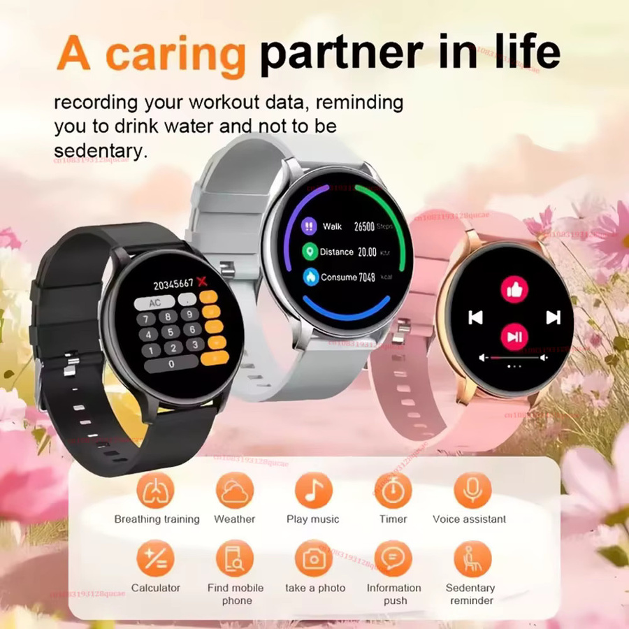 Ola Esporte Smartwatch, Silber, Silikon, Damen - Bild 5