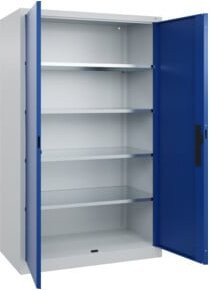 C+P Werkzeugschrank Acurado 7035/5010 aus verzinktem Stahl, abschließbar, B/T/H: 195 x 120 x 60 cm - Bild 1