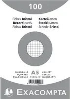 Exacompta Karteikarten DIN A5 kariert weiß - Bild 1
