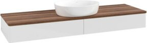 V&B Waschtischunterschrank Antao ohne Frontstruktur, Weiß lackiert, B/T: 160 x 50 cm - Bild 1