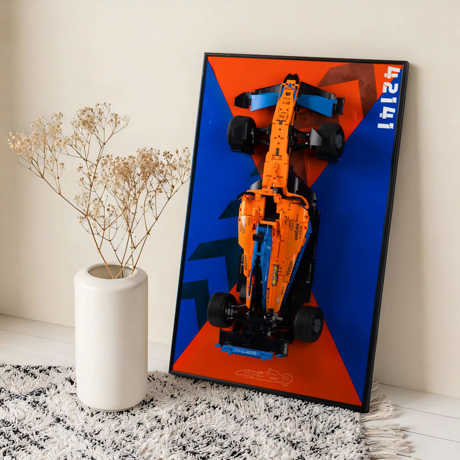 LEGO McLaren Formel 1 Rennwagen 42141, Display-Wandtafel, ab 18 Jahre - Bild 3