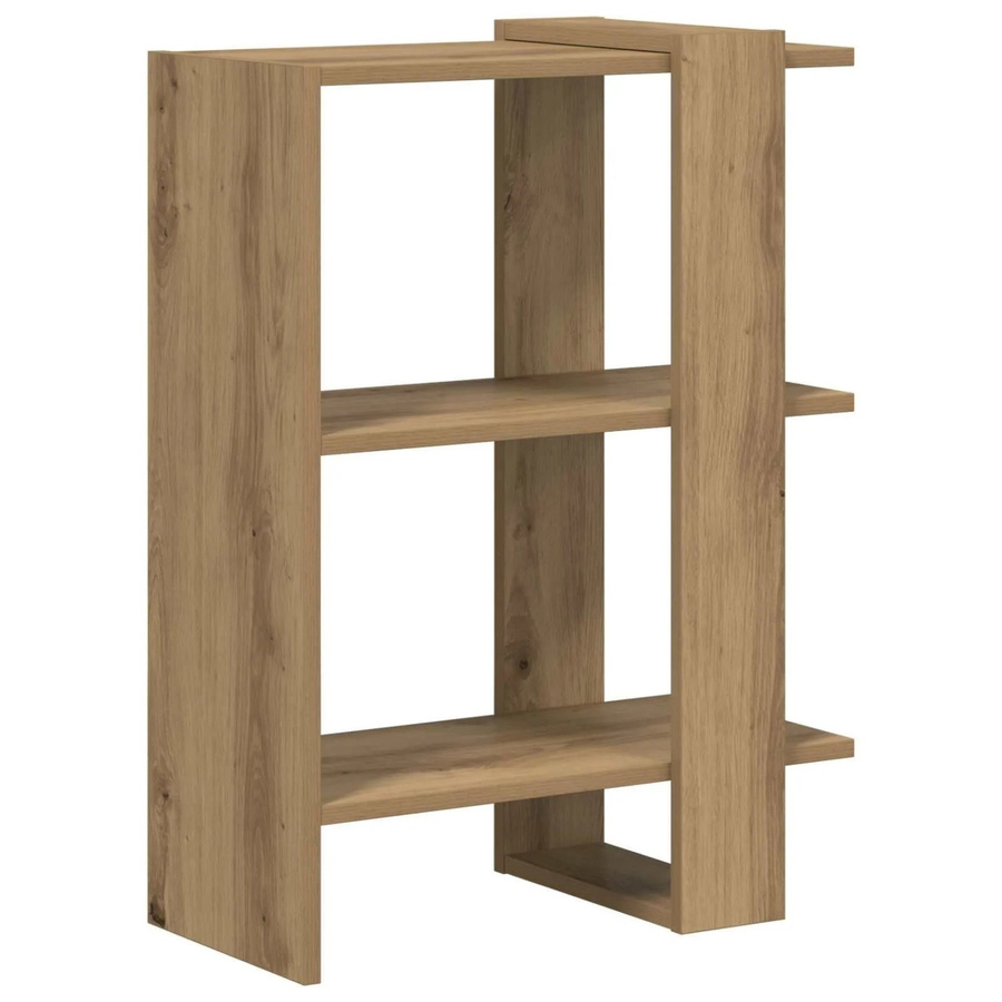 vidaXL Bücherregal Artisan-Eiche in Braun, modernes Standregal aus Holzwerkstoff, B/T/H: 52 x 25 x 71,5 cm - Bild 2