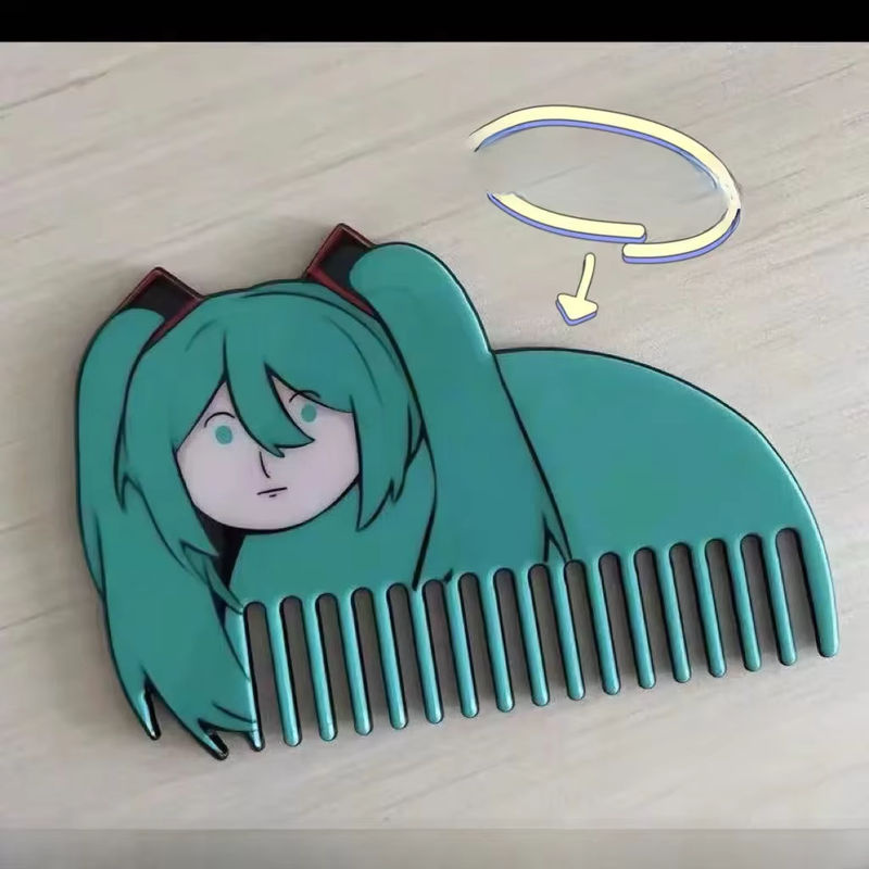 Bandai Hatsune Miku Anime Figur mit doppelseitigem Kamm in Grün aus Kunststoff - Bild 5