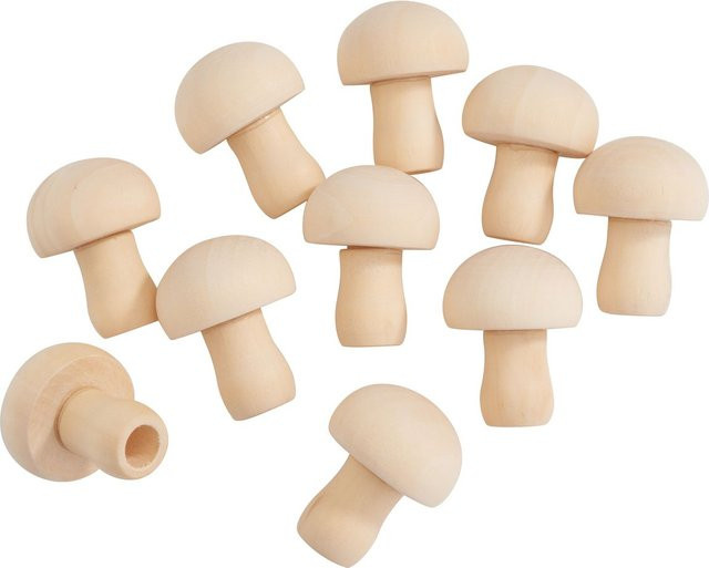 VBS Holzpilz Bonnet aus Naturholz in Beige - Bild 1